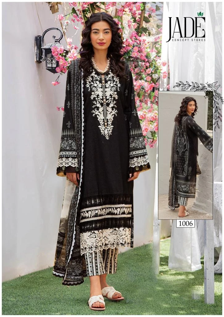 Jade Chevron Vol 3 & 4 Heavy Cotton Wholesale Pakistani Salwar Suit Catalog — Wholesale Pakistani Suits, MPA wholesale from Surat - Gallery Image 2
